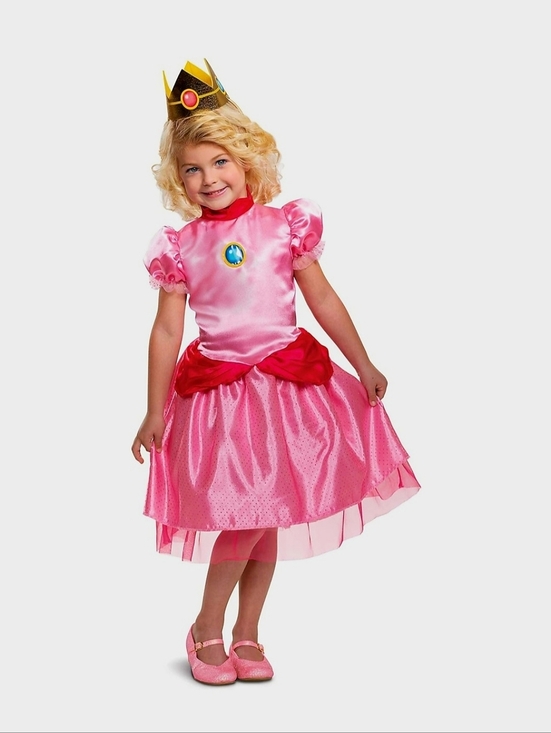 Other - New Princess Peach Costume Dress Nintendo Super Mario Bros Dress Up Girls Outfit